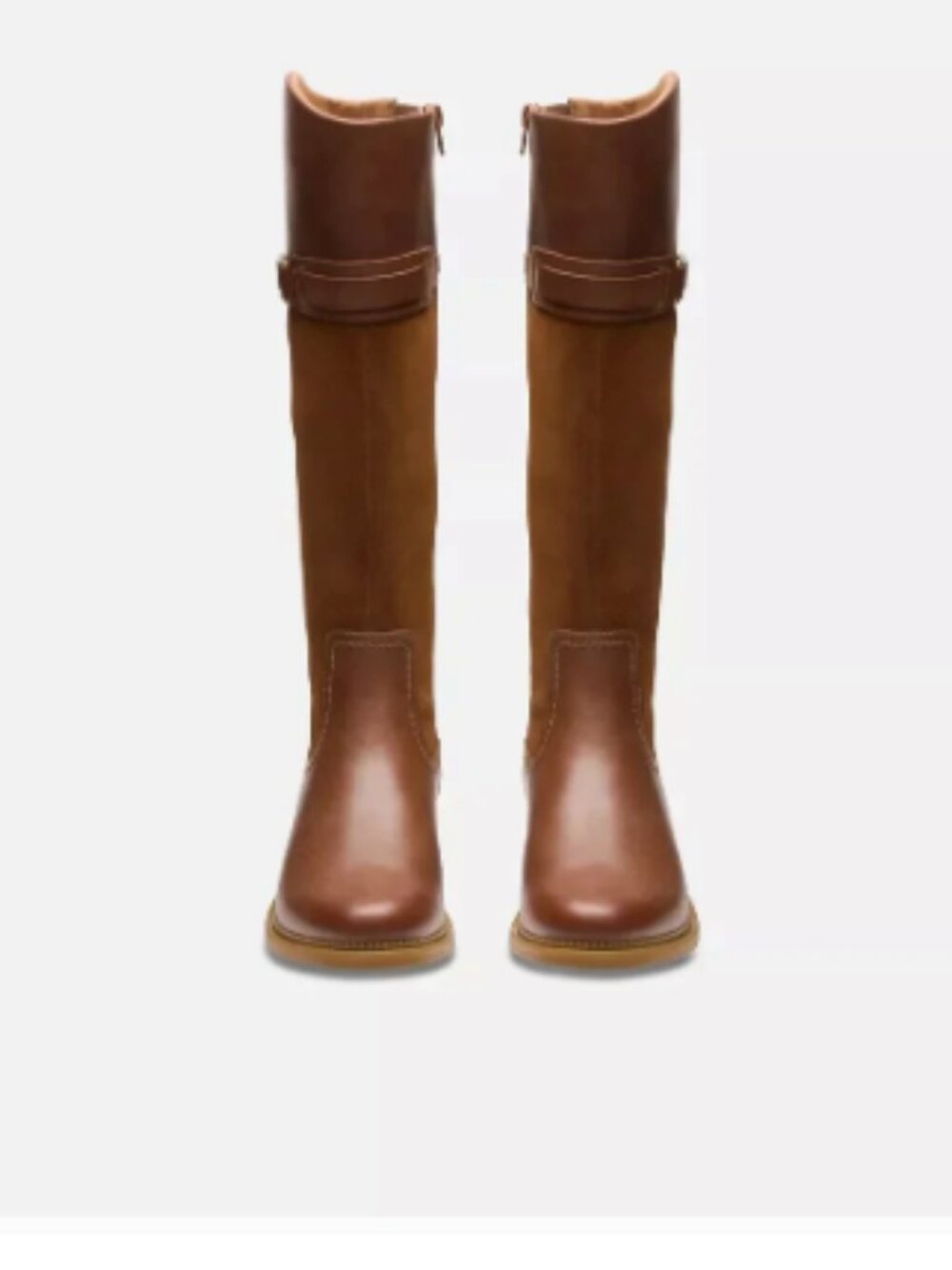 Leather/suede Riding Boots - Picture 2 of 8